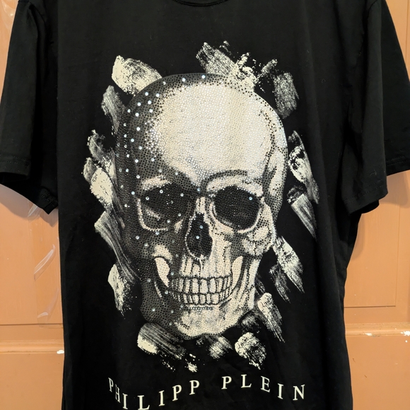 Philipp Plein Black Skull Graphic T-Shirt - Picture 3 of 7